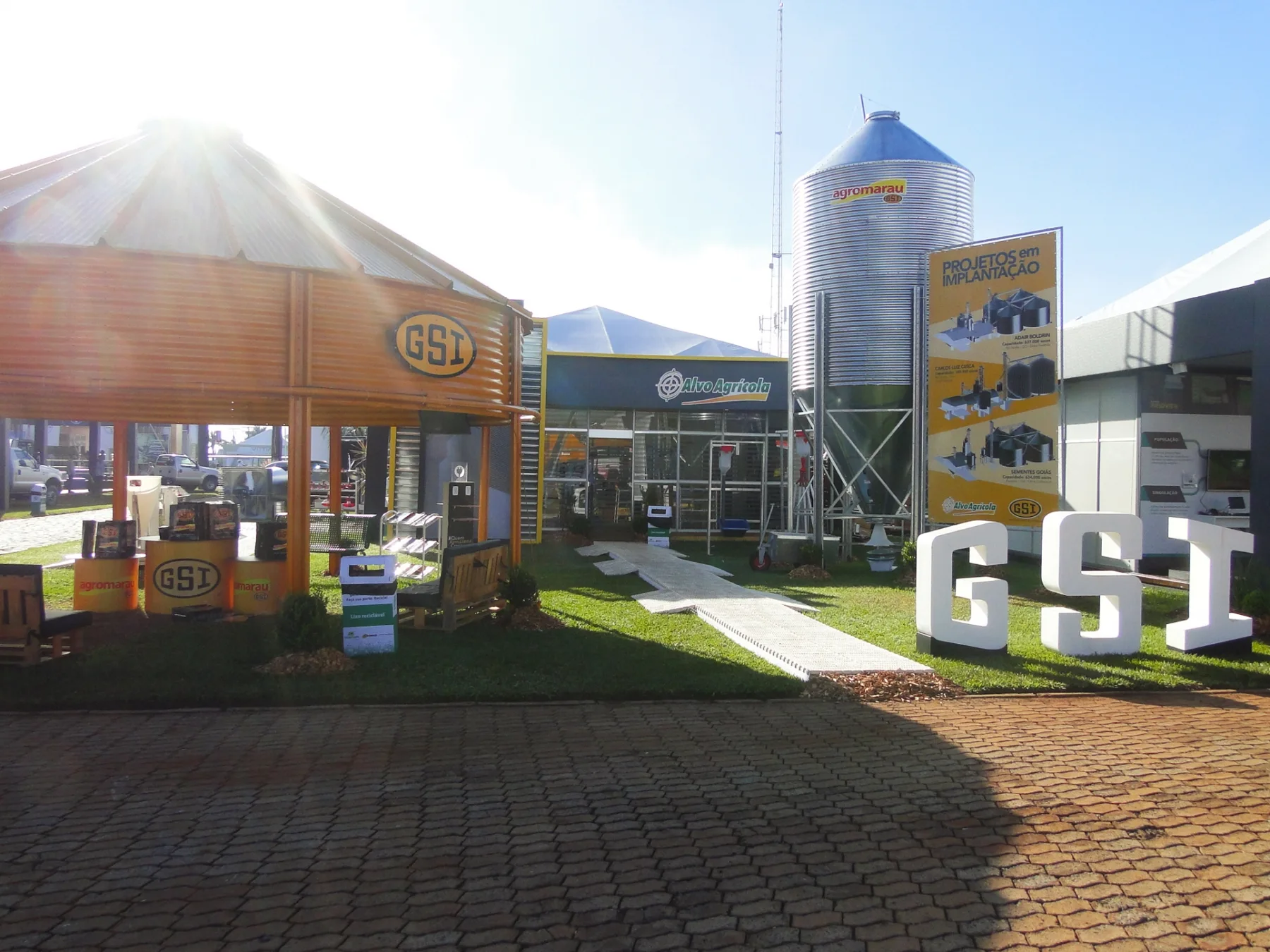 Stand alvo agrícola - gsi - tecnoshow 2018