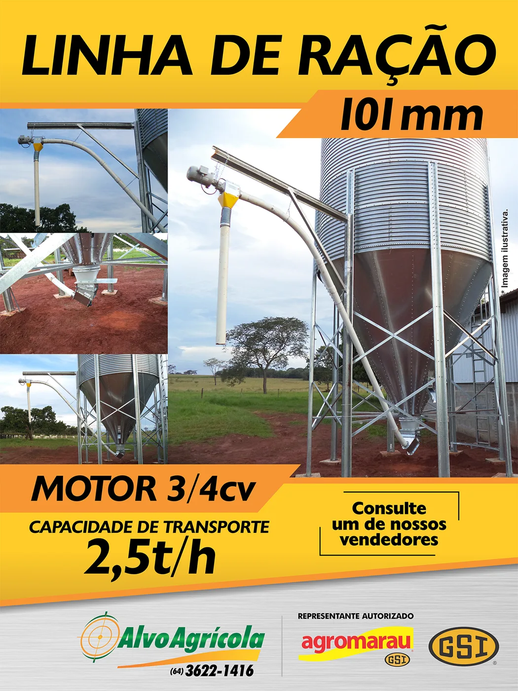 LINHA DE RAÇÃO 101mm