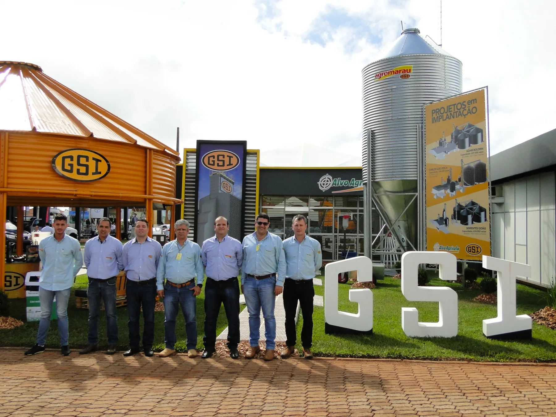 Stand alvo agrícola - gsi - tecnoshow 2018